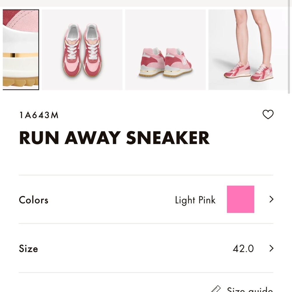 Louis Vuitton Runaway Sneaker in Pink - Picture 11 of 11